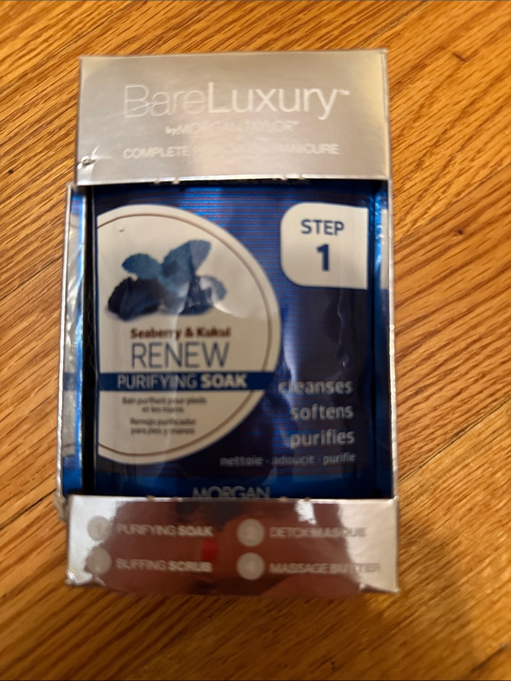 Bare Luxury Purifying Soak Seabees & Kukul for Pedicure/Manicure NIB